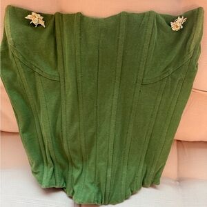 Boys Lie Green Cotton Blend Top